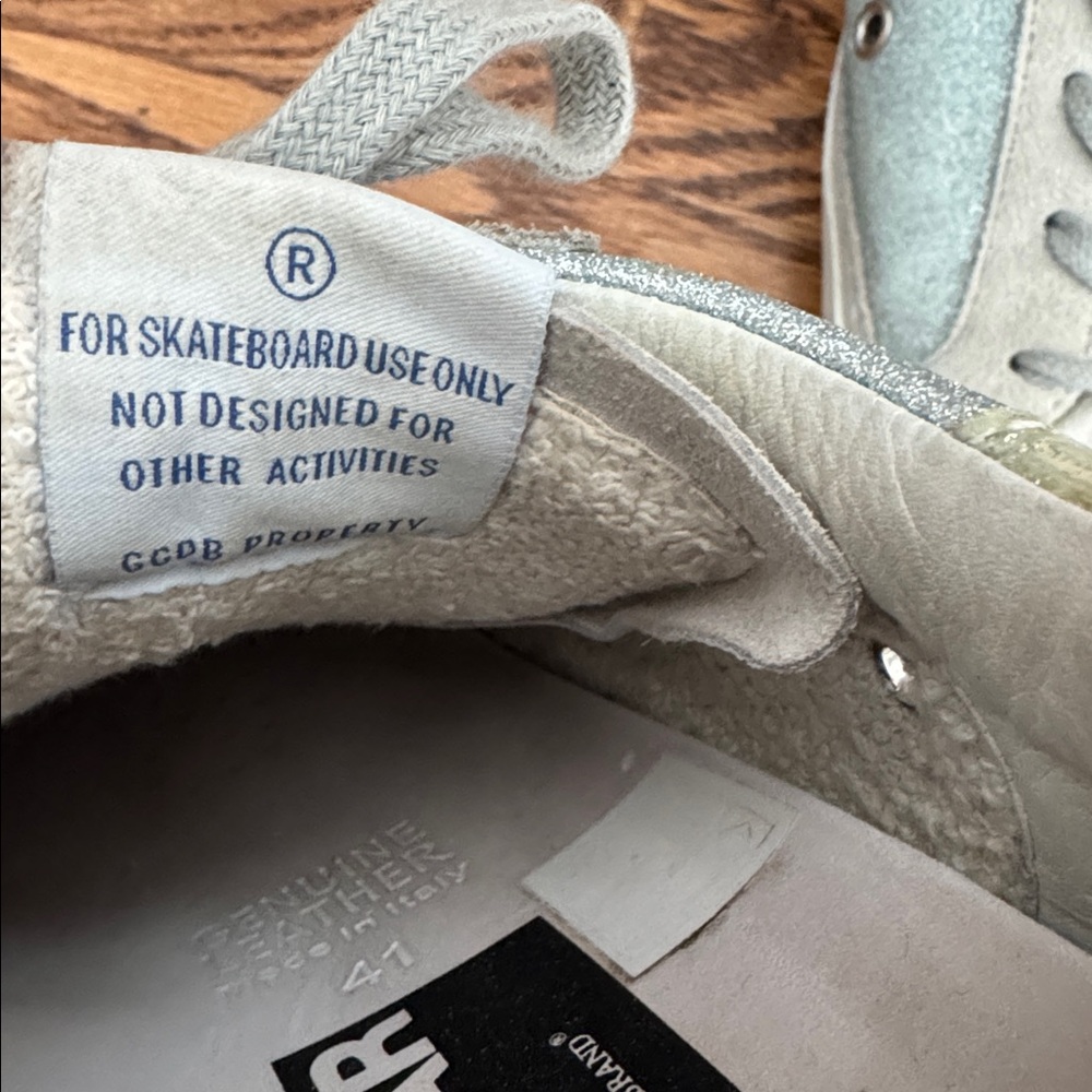 Golden Goose Light Blue and Beige Sneakers size 41 - Picture 9 of 11